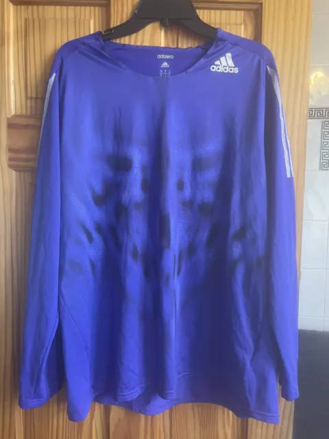 Adidas Pro Elite 2015 Adizero Men's Long Sleeve Training Top T-Shirt Size 42"