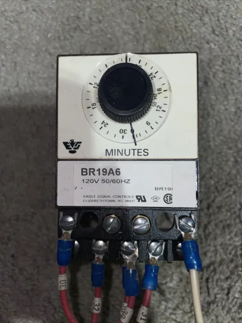 Eagle Signal Controls,BR17A6,Timer 120V 50/60 HZ