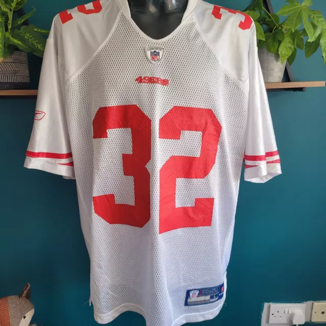 Reebok San francisco 49ers Red NFL Shirt Jersey #32  Lewis