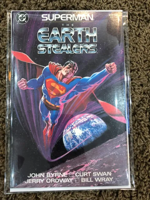 Superman The Earth Stealers Comic - Very Nice DC Comicbook