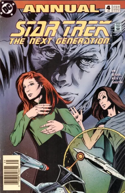 Star Trek: The Next Generation Annual #4 Newsstand Cover (1990-1995) DC Comics
