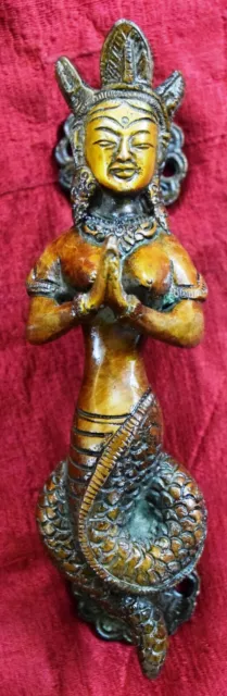 Messing Cobra Rücken Form Meerjungfrau Stil Tür Griff Restaurant Tür Dez Gift