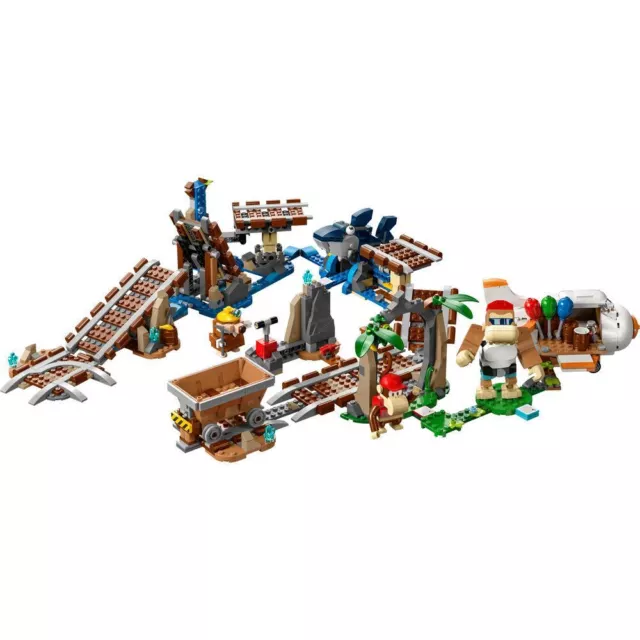 Super Mario LEGO Set 71425 Diddy Kong's Mine Cart Ride Erweiterung Sammlerstück 2