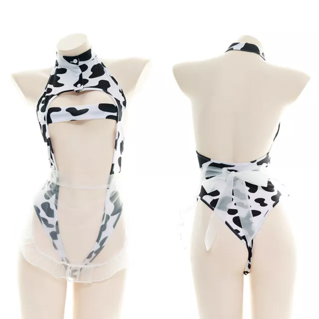 Women Sexy Anime Cow Cosplay Costumes Japanese Uniform Lingerie Bikini Set Girl 16 19 Picclick