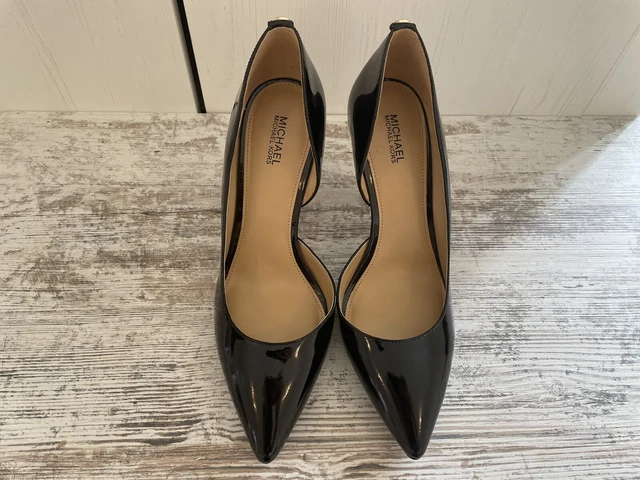 TALON MICHAEL KORS Femme MK Neuves Taille EUR 38 Noir Brillant EUR