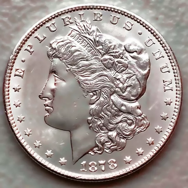 1878-S Better Date Au/Unc Morgan Silver Dollar 90% $1 Coin Us #B145