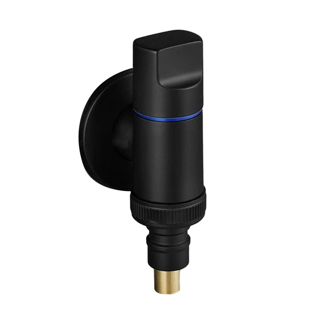 1 x lavatrice rubinetto ottone acqua stop apertura rapida valvola angolare
