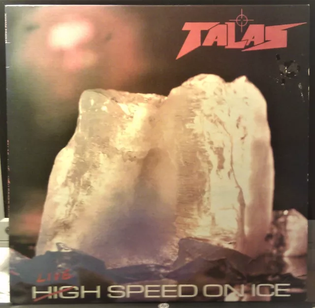 USA Heavy Metal LP by TALAS Live High Speed On Ice 1983 US Press Billy Sheehan