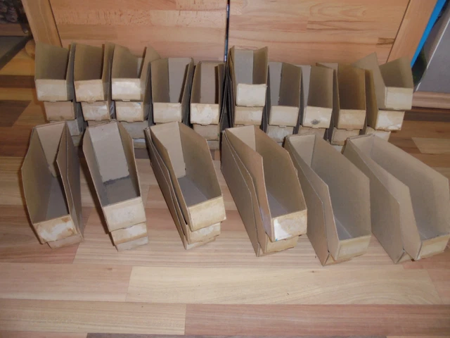 32x Regalkarton Lagerbox – Sichtbox Aus Pappe, 29 Produktbild-Vorschau 2