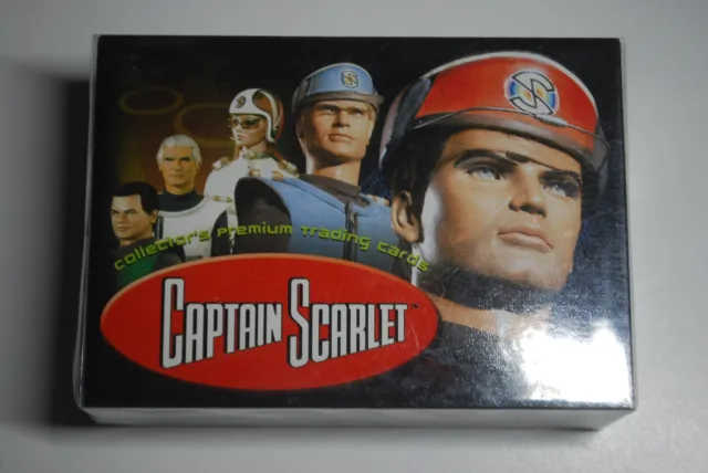 Captain Scarlet Trading Card Base Set 1-72 Cards Inc - 2001 Sealed Pack