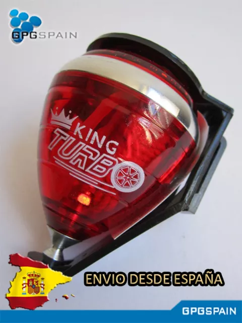 PEONZA TURBO KING Trompo ESTRELLAS PUNTA GIRATORIA color roja trasparente  EUR 17,59 - PicClick ES