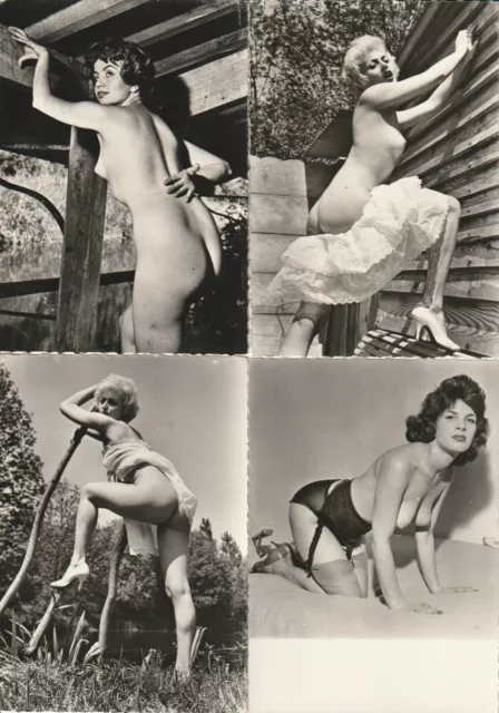 Pin-Ups - 12 Cartes Postales - années 55/60   réf, 418