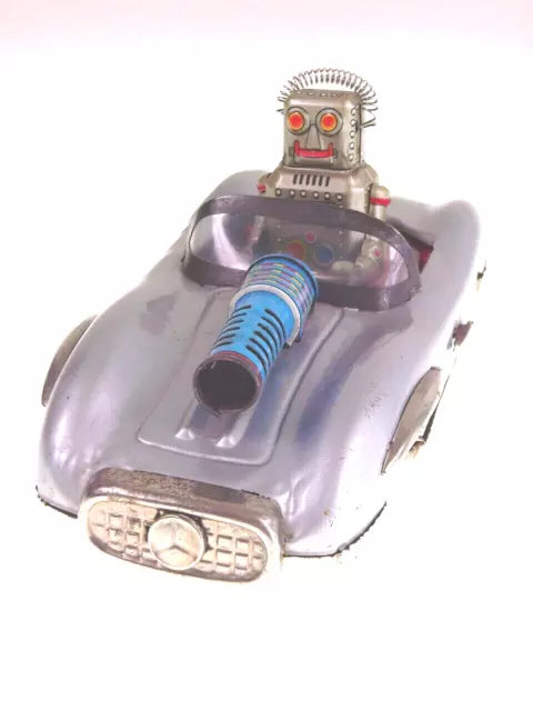 gsTOP GSR "SPACE ROBOT PATROL" ATC ASAHI 1955, FR OK ! SMALL SIGNS OF AGE