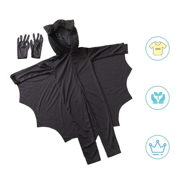 Tuta pipistrello monopezzo bambini XL tessuto di seta latte bomboniera festa