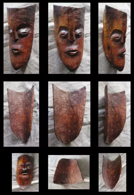 Rare Antique KOTA OBAMBA Passport Mask - former French CONGO - late 1800 11