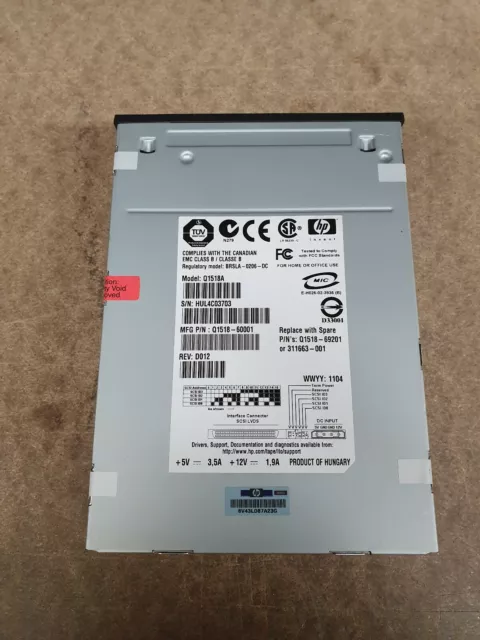 HP Q1518A Refurbished HP Storage works Ultrium 460