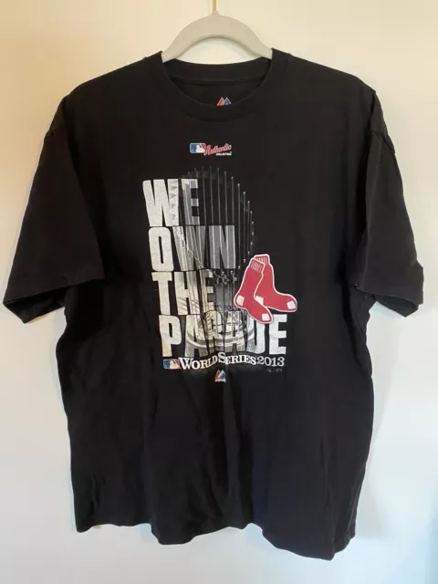 BOSTON RED SOX 2013 WORLD SERIES CHAMPIONS T-Shirt Shirt Mens XL