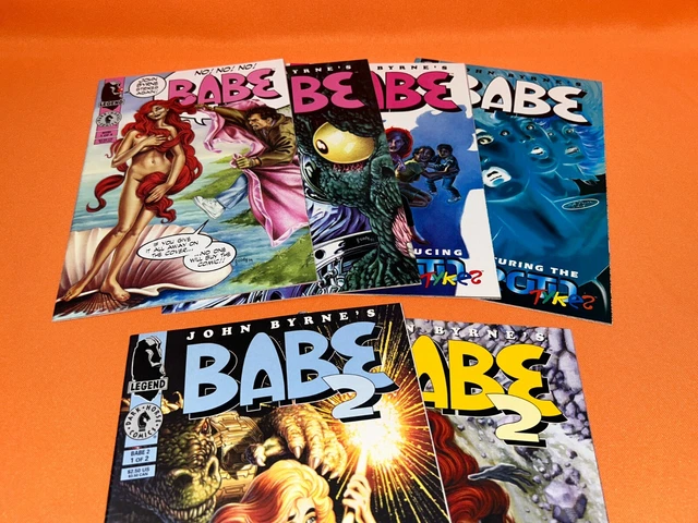 Babe Vol 1 #1-4 & Vol 2 (1994) #1-2 - John Byrne Dark Horse Good Girl - Nm Lot