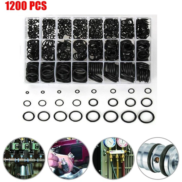O Rings Gomma HNBR Kit Riparazione Pressione Strumenti Cilindri Flange Veicolo