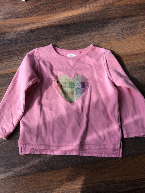 Girls Next Pink Unicorn Hologram Jumper Age5 Years