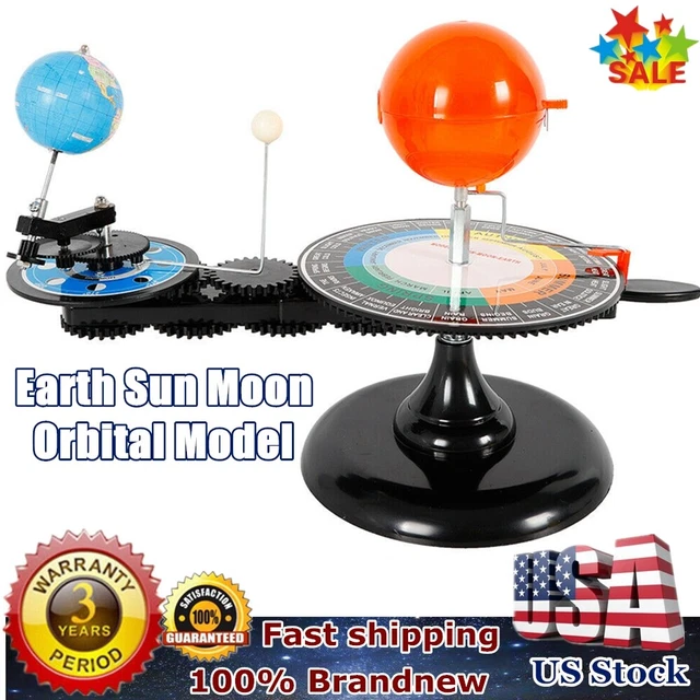SUN EARTH MOON Orbital Model Set Astronomy Toy Multiple