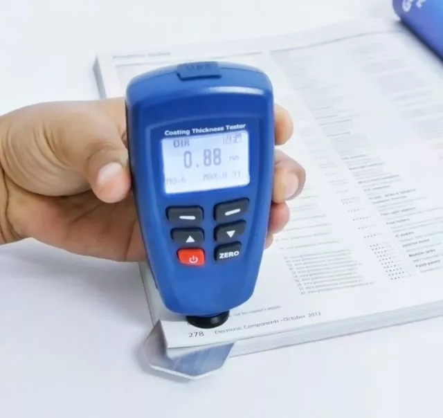 CEM DT-156 F/NF Probe Vehicle Paint Coating Thickness Gauge Meter Tester