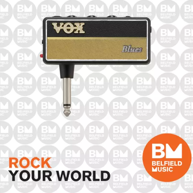 VOX AP2-BL amPlug2 Blues Headphone Guitar Amplifier - Brand New - Belfield Music