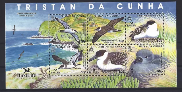 Tristan Da Cunha 2007 Great Sheerwater Miniature Sheet  Unmounted Mint Mnh