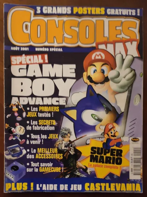 Magazine JV FR - CONSOLES MAX - Aout 2001 - Spécial Game Boy Advance
