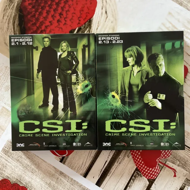 Csi Crime Scene Investigation Stagione 2 - 6 Dvd 3 Box Digipack - Dnc Prima Ed.