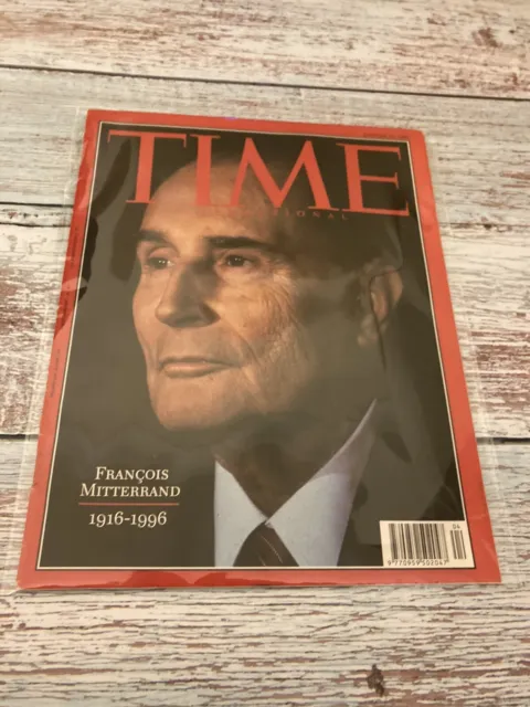 Francois Mitterrand Time Magazine Tribute 1916 - 1996 Former French President