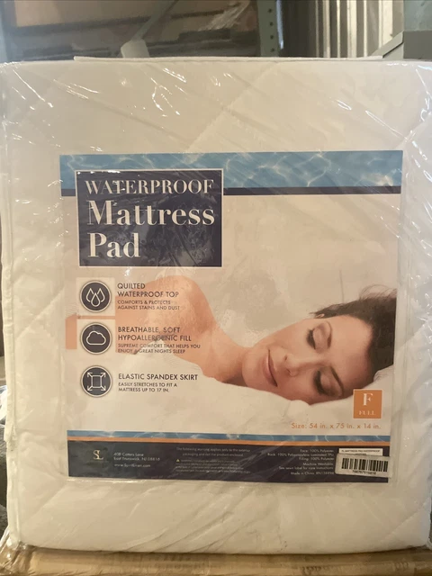 Almohadillas de colchón impermeables tamaño completo