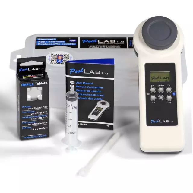 Poollab 1.0 Photometer pour La Professionel L'Eau Analyse De Piscines Et