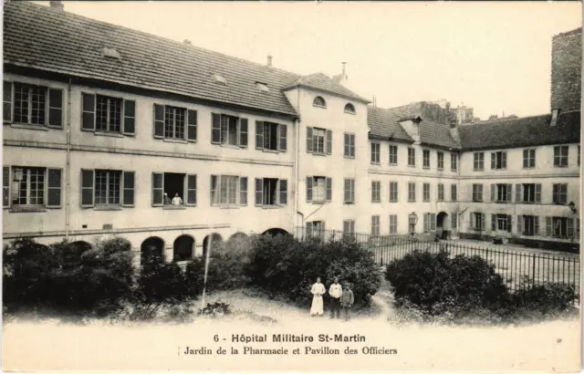 CPA PARIS Hospital Militaire St-Martin Jardin de la Pharmacie (971636)