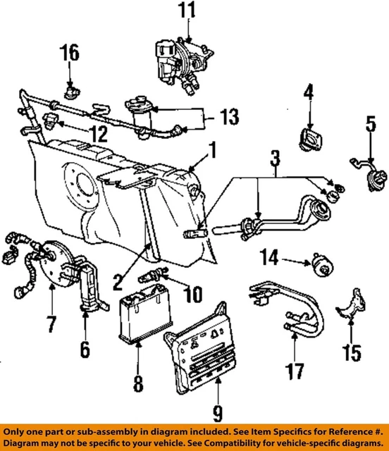 FORD OEMFUEL TANK Vent Valve F8DZ9B593AB 25.33 PicClick