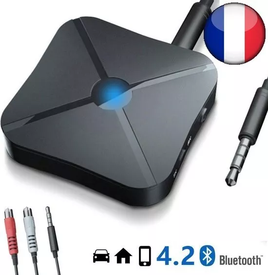 Récepteur Transmetteur Audio Sans Fil Bluetooth 2 en 1 KN319 Adaptateur Stéréo