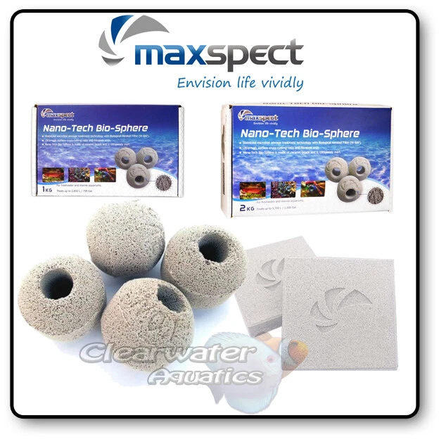 MAXSPECT NANO TECH Bio Kugeln Keramik Filter Medien BioSphere Aquarium