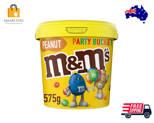 M&M's Peanut Chocolate Snack and Share Party Bucket 575g | AU