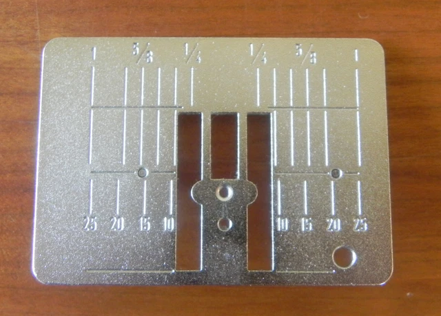 Placa De Punto Recto Bernina Usada Con Artista 180 Sin Signos De Desgaste
