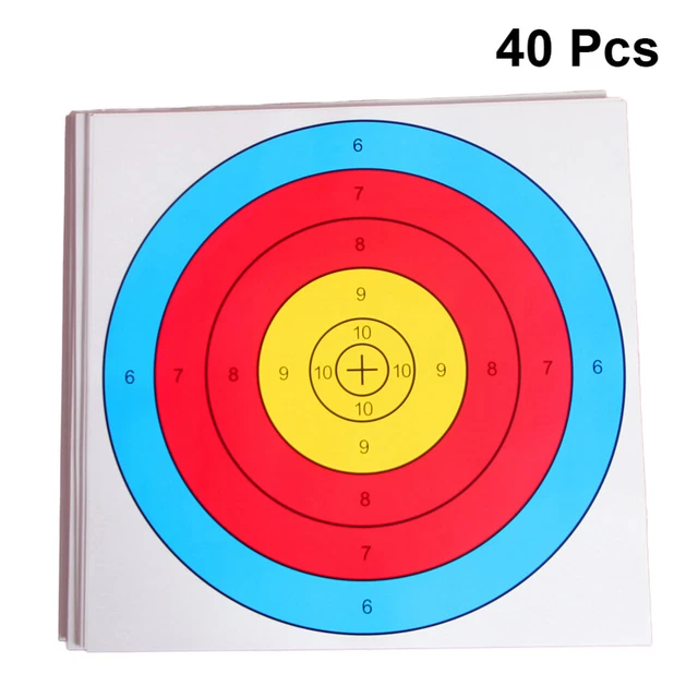 40 PCS SEMIRING Target Paper Shooting Accessories Archery £18.99