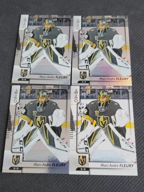 2017-18 O-Pee-Chee Marc-Andre Fleury 4 Card Lot W/ 3X Rainbow