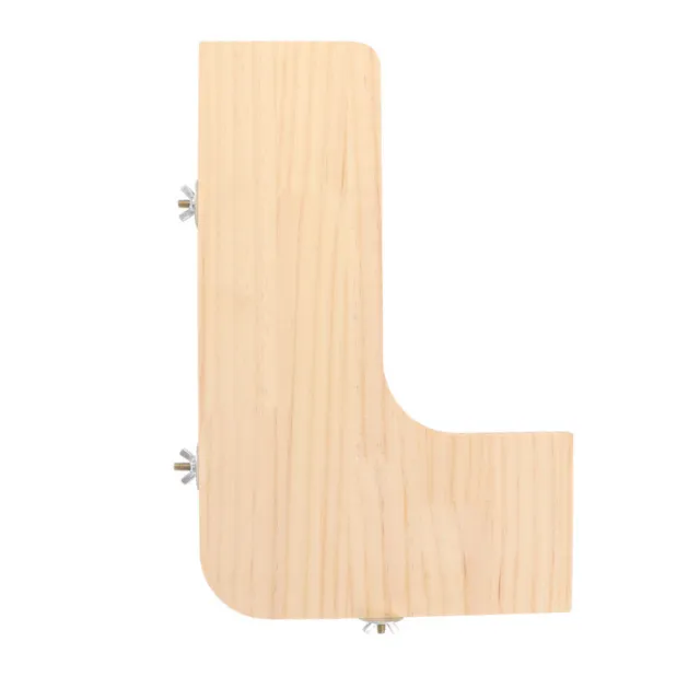 Pedal duradero en forma de L hámster juguete de madera trampolín chinchilla