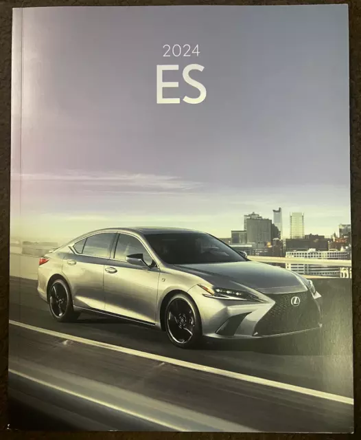 NEW 2024 LEXUS ES Original Sales Brochure Catalog 50 pages size 8" x