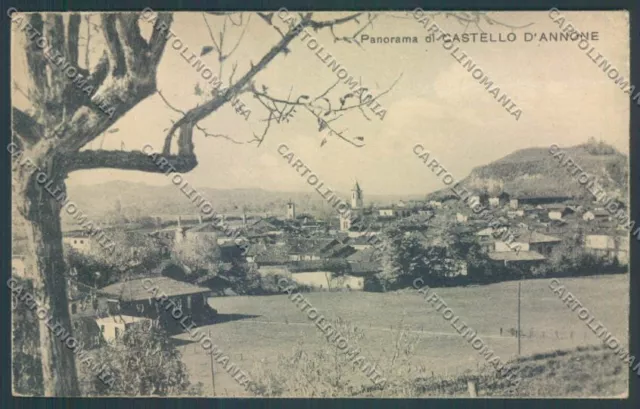 Asti Castello di Annone FOLD postcard ZB1647