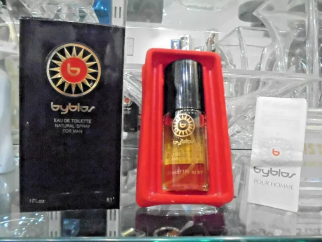 BYBLOS edt spray pour homme 30ml rare vintage perfume