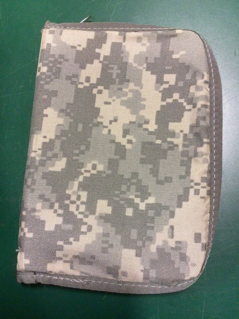 US Army Delux Side Binder, Note Pad Holder, Zip Up Digicam Wallet