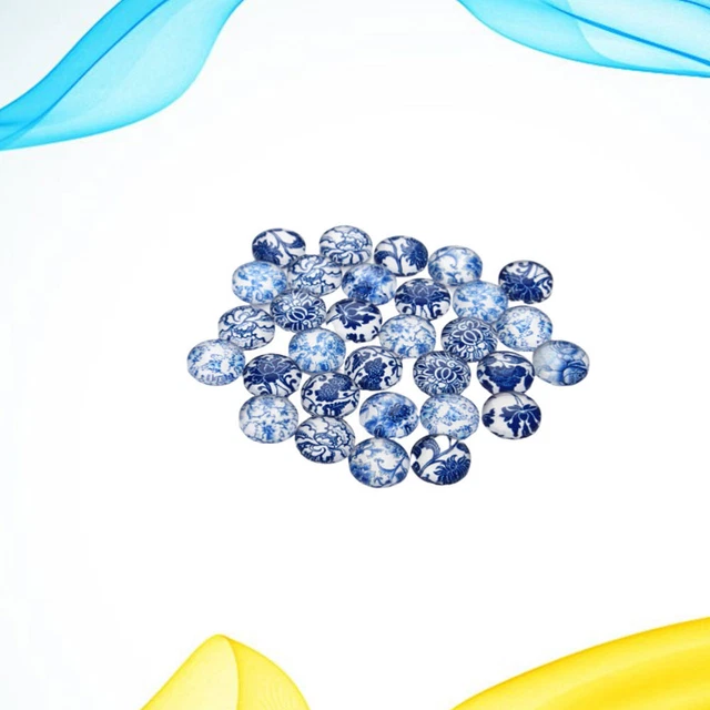 30pcs round glass cabochons Glas Applique DIY Scrapbooking, Meerjungfrau Sch