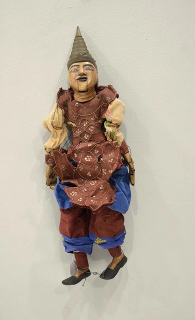 Puppet Marionette Wood Doll Burmese Folk Art Puppet