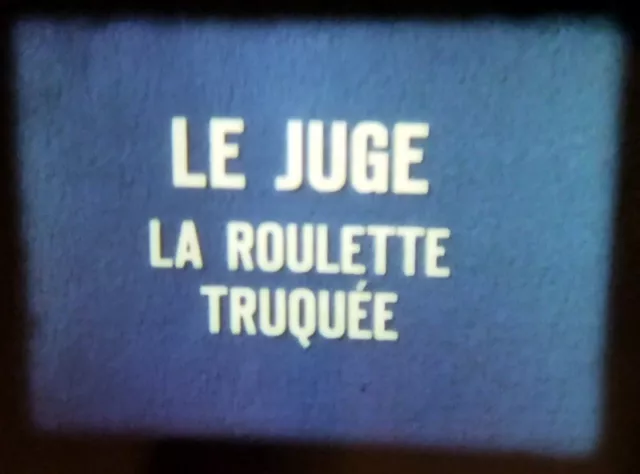 Film super 8 sonore "Le juge" avec Pierre Perret