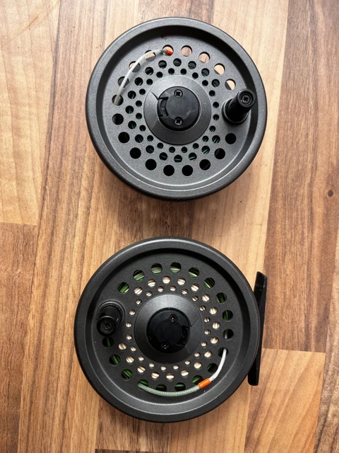 british fly reel modula 95 titanium BFR MODULE 95 Fly Reel With Four Spare Spools ( Made In England Model ).  £52.70